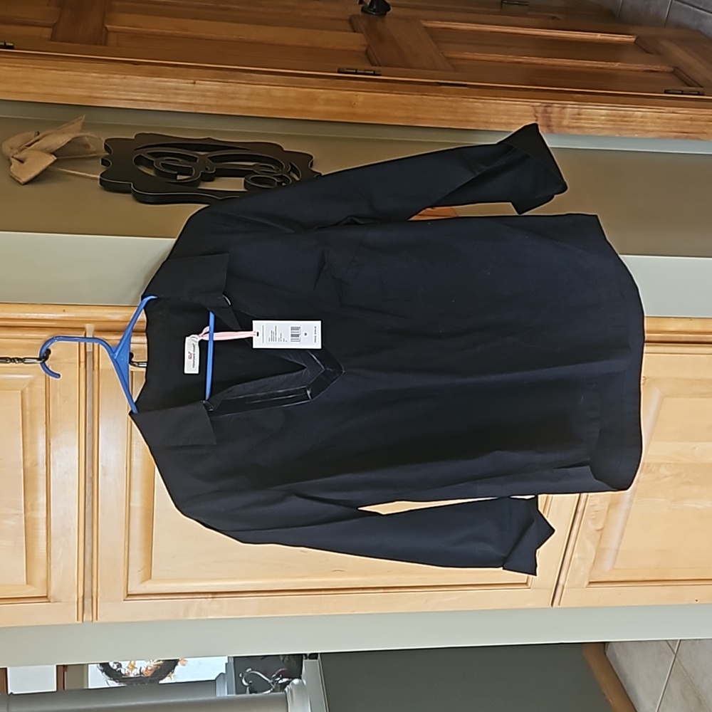 Vinyard Vines Velvet Trim Popover shirt